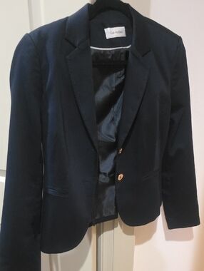 Calvin Klein Black Blazer with Gold Buttons